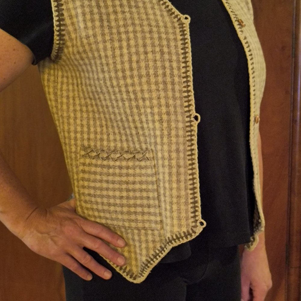 Hand Crafted Wool Vest